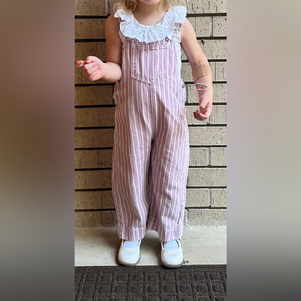 Striped Pink and White Pants
